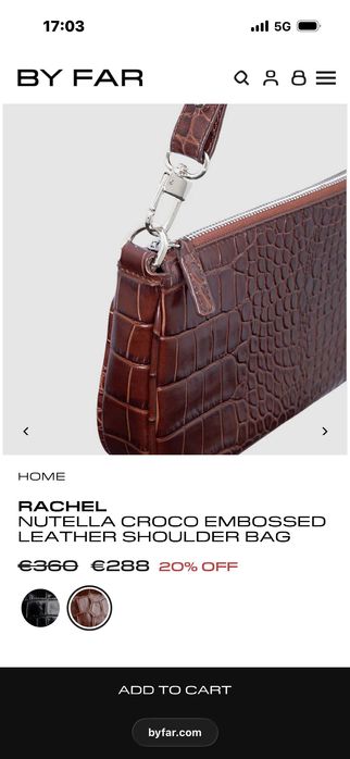 Нова Чанта By far Rachel NUTELLA CROCO