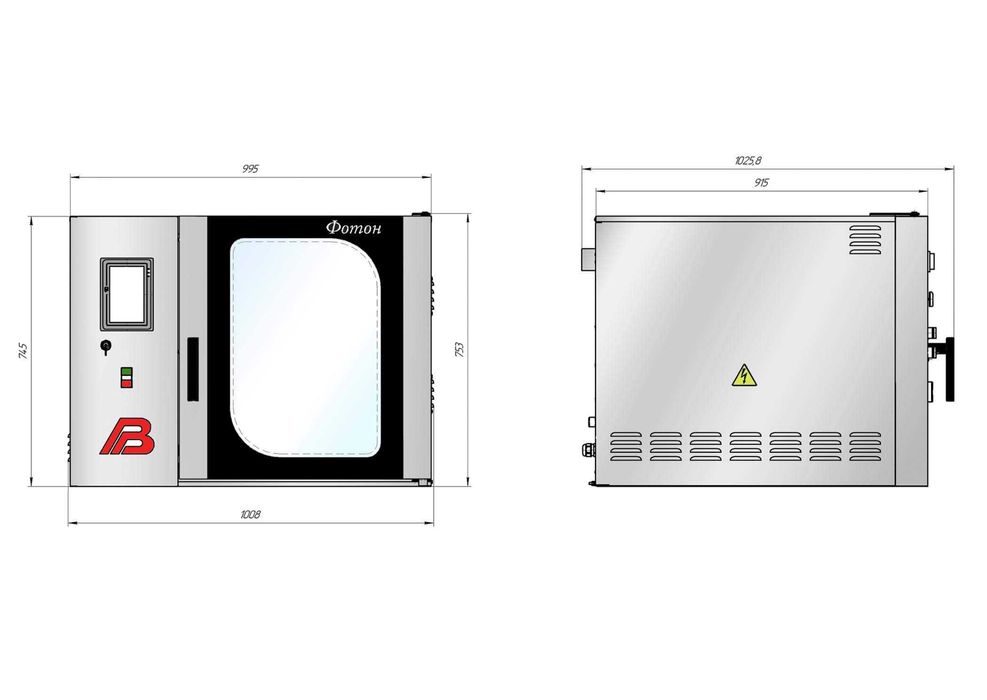 Конвекционные печи Восход (РФ) PRO, тачскрин, 100 программ, в наличии