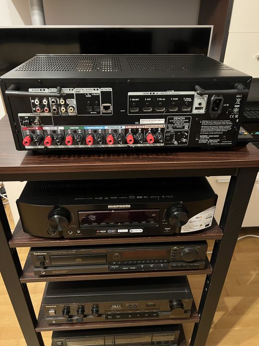 Receiver Denon AVR X1400H 7.2, Dolby Atmos Wifi, Bluetooth, ARC