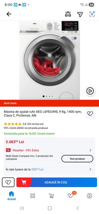 Masina spalat AEG 6000