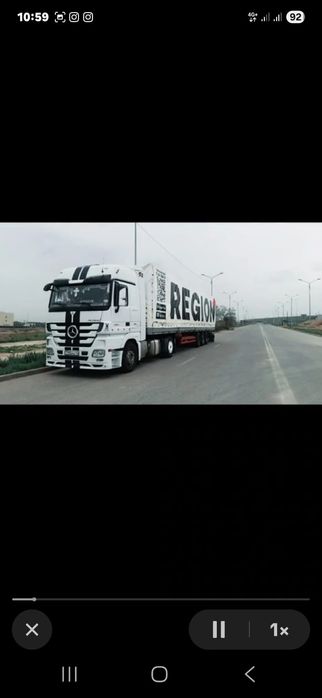 Тент на полуприцеп Kogel.