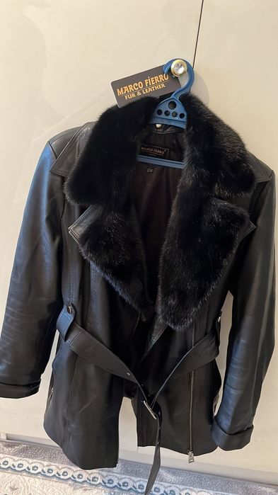 Кожаная натуральная куртка