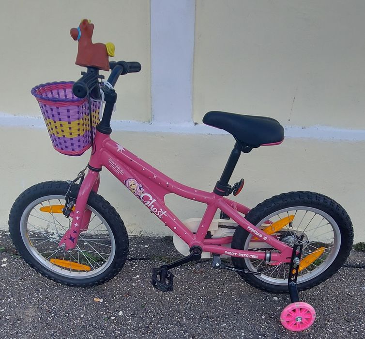 Bicicletă de fetițe GHOST cadru din aluminiu pe 16 inchi