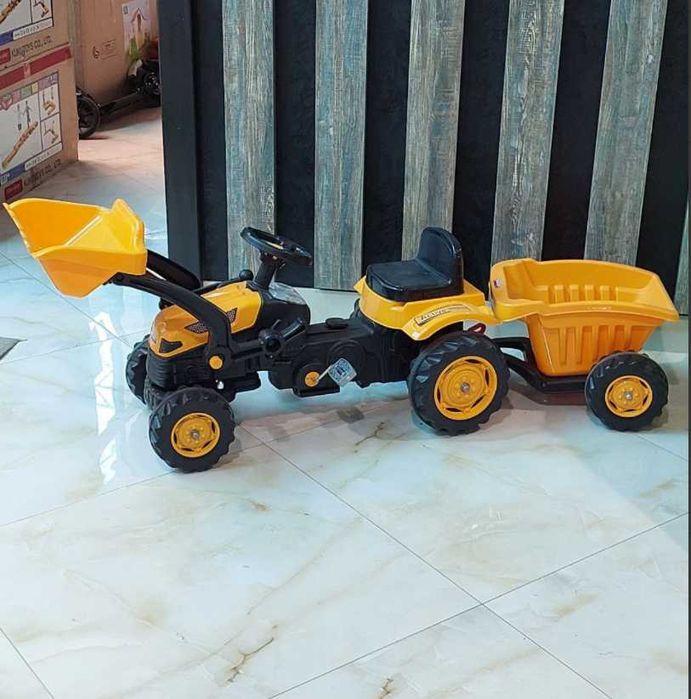 Экскаватор педальный Pilsan-125x51x51 см BW-53345 Доставка бесплатно