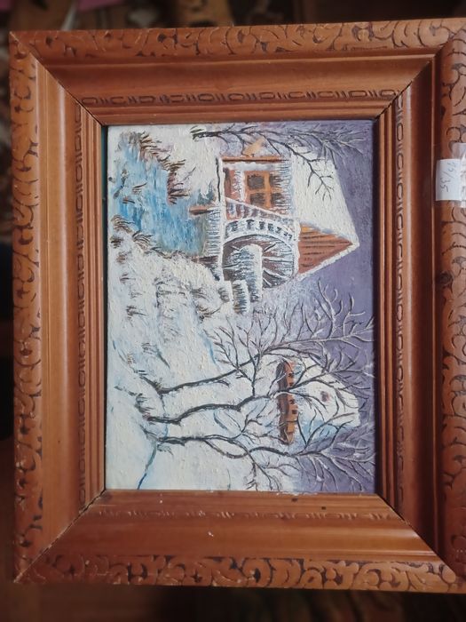 Vindem tablouri, pictatein ulei pe pînza ,