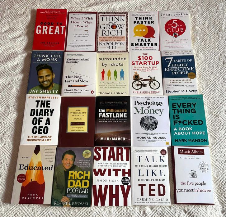 Книги за личнистно развитите на английски език!