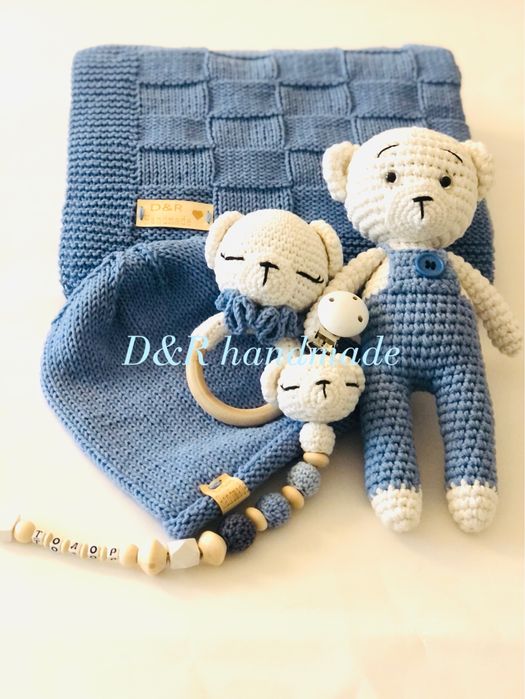 Ръчно плетени комплекти/подаръци за бебенца и деца