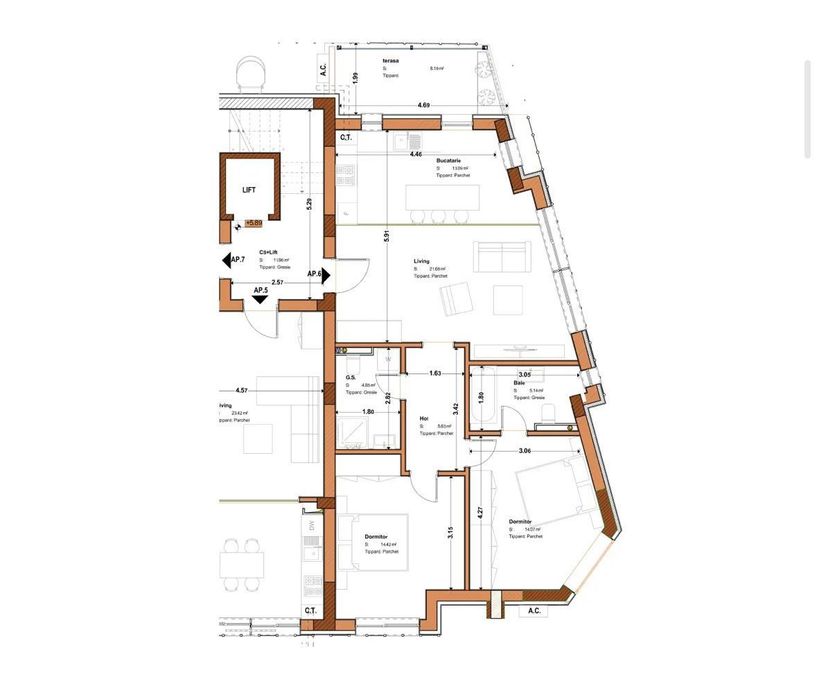 Apartament de vânzare 3 camere | Parc Tineretului | bloc nou | metrou