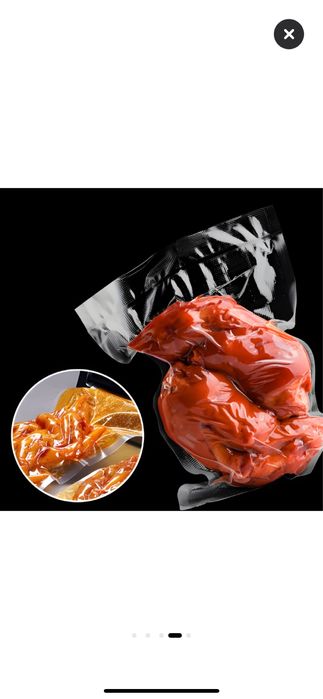 Pungi vidat gofrate AYCB, pentru aparat de vidat alimente, 50 bucati