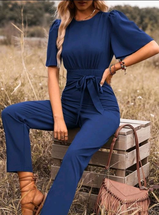 Salopeta SHEIN marimea L albastru