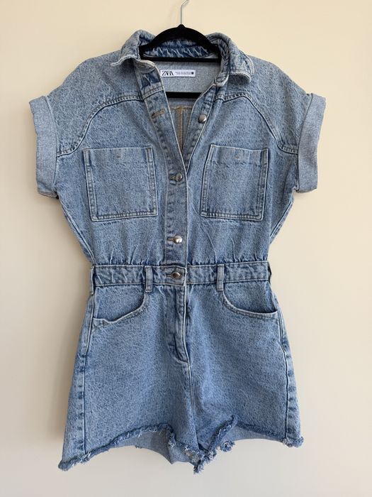 Джинсовый Комбинезон Zara