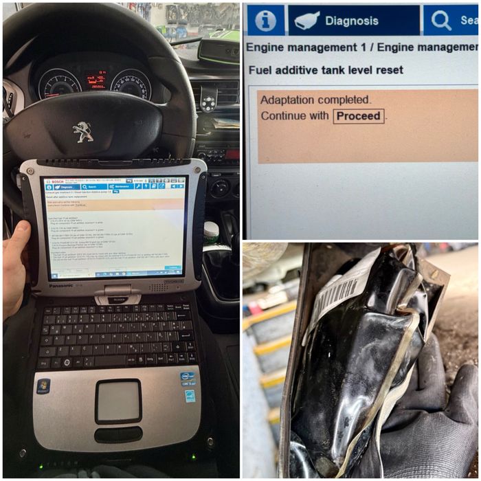 Incarcare cu Aditiv Filtru Particule Eolys Peugeot Citroen Volvo Mazda