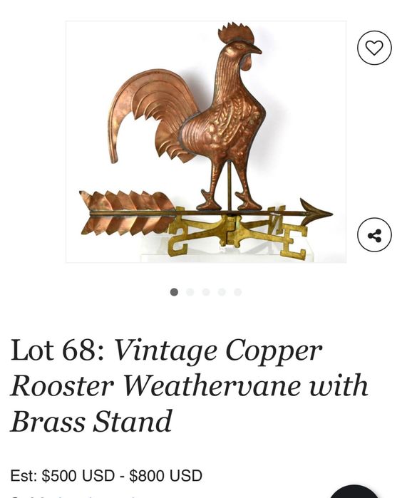 Girueta cupru vintage