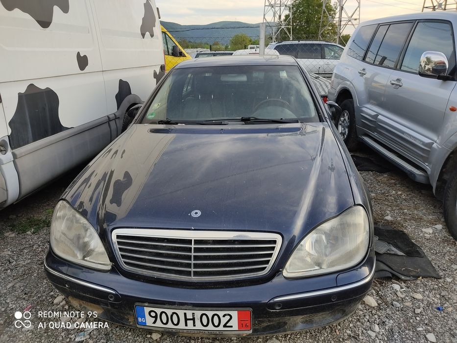 Мерцедес S320 бензин на части!