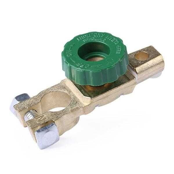 Клема за акумулатор 12 - 24V, До 500A, Зелена