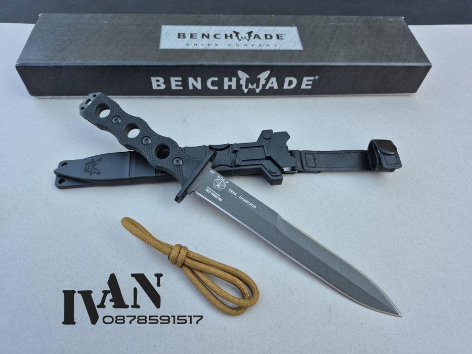 Нож-кама Benchmade 185BK SOCP стомана 3V дръжка G10