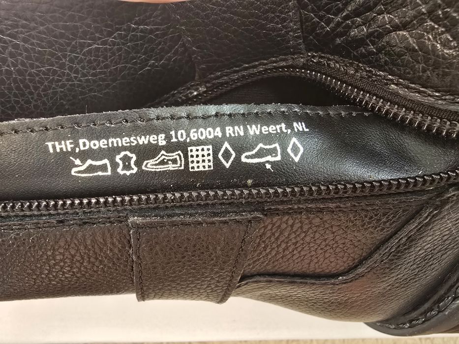 Ghete Chelsea cu lanț din piele naturala