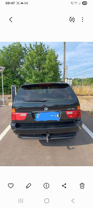 Vand BMWX5,E53,am 2004,237000km reali,f b, intretinuta