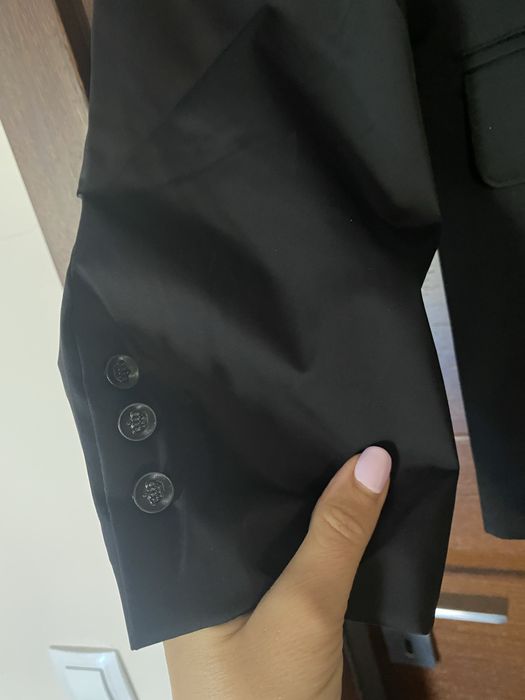 Sacou din fas impermeabil LV 54 XL negru superb