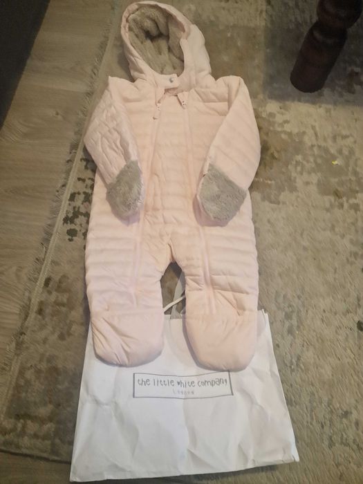 Combinezon copii The little white company London nou 12-18 luni 86 cm