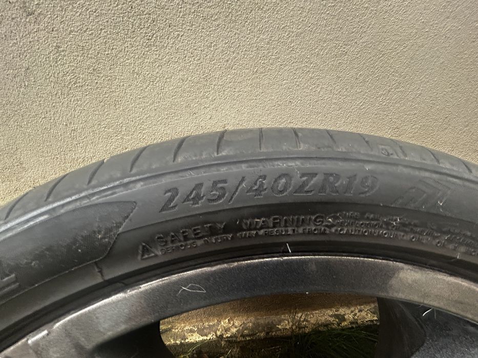 Set jante aliaj ABT + cauciucuri vară 245/40 R19