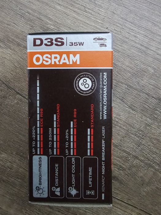 Xenon OSRAM D3S Night Breaker LASER NOU Original.