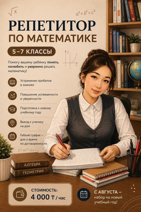 Репетитор по математике