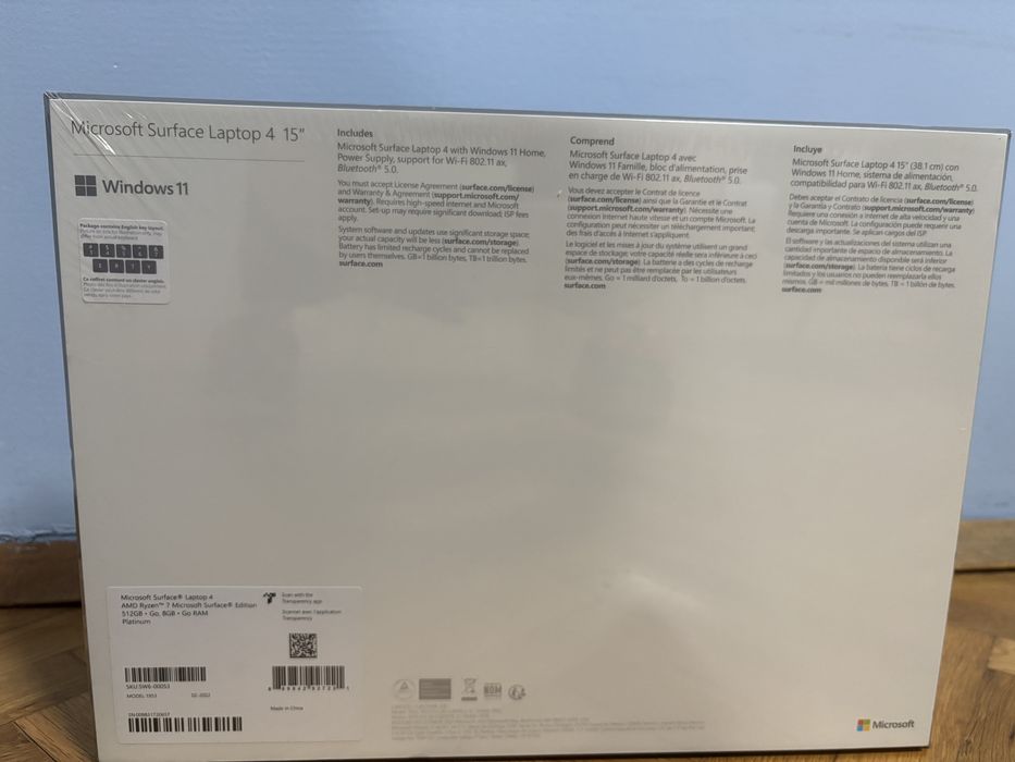 Microsoft Surface Laptop 4 15"