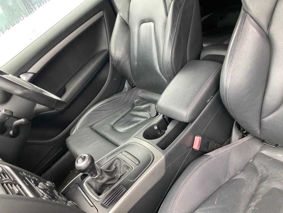 Седалки салон ауди а5 кожа кожен черен рекаро s-line