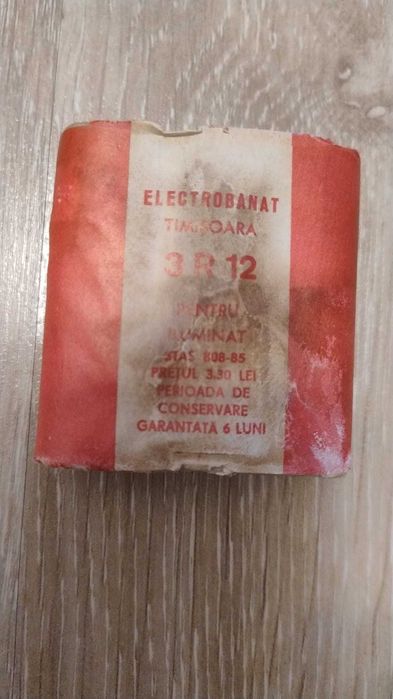 Baterie ELBA 3R12 de 4,5V din perioada comunistă