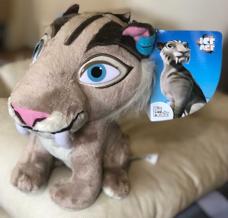 Плюшена играчка Shira Plush Sabretooth Tiger Ледена епоха /Ice Age: Continental Drift