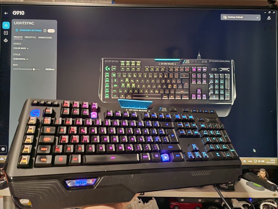 Tastatură gaming mecanică Logitech G910 Orion Spark RGB