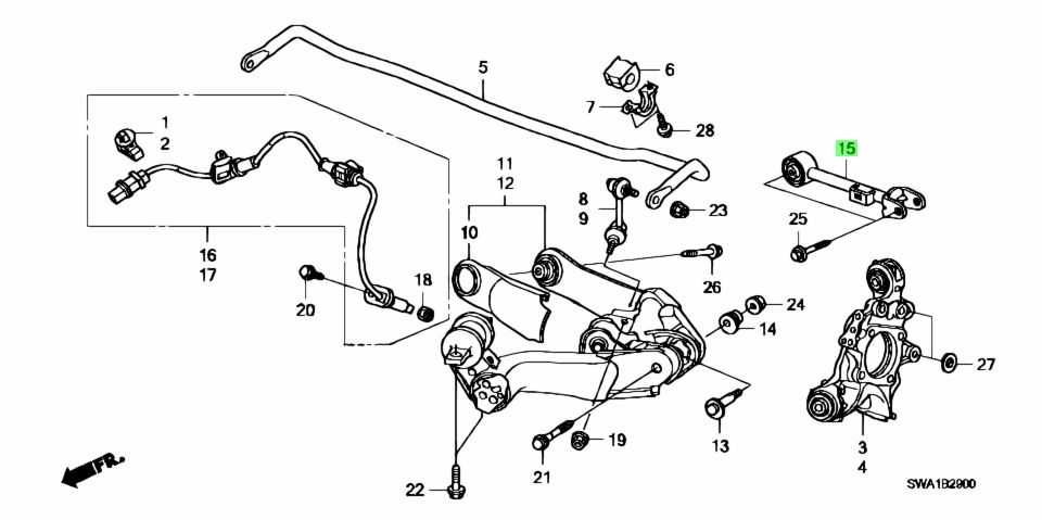 НОВИ Заден регулируем носач Honda CR-V FR-V щанга Реглажен носач