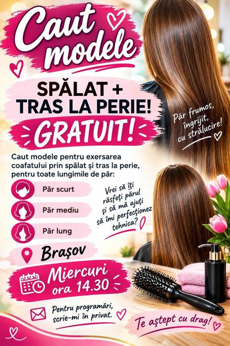 Servicii cuafor frizerie Gratis