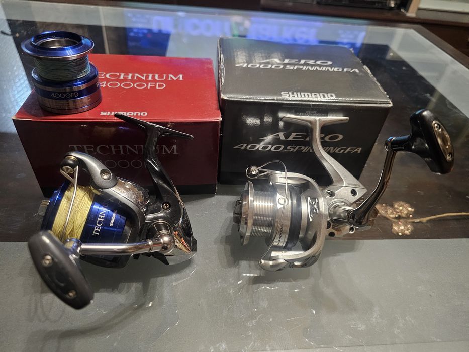 Shimano Technium , Shimano Aero spinning