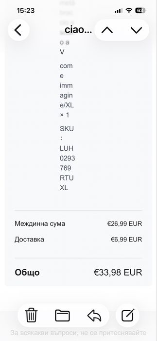 Чисто нова дамска  лятна блуза.