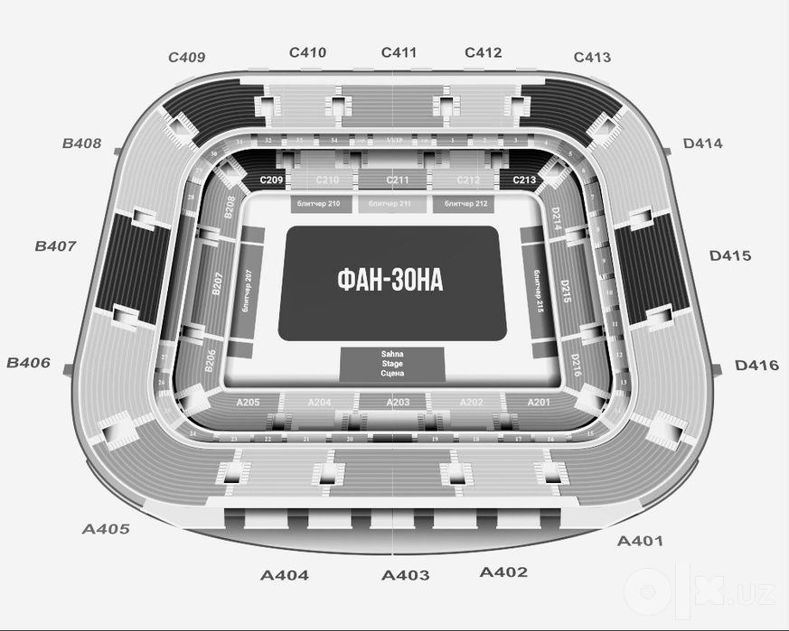 Shoxrux konsertiga bilet bor