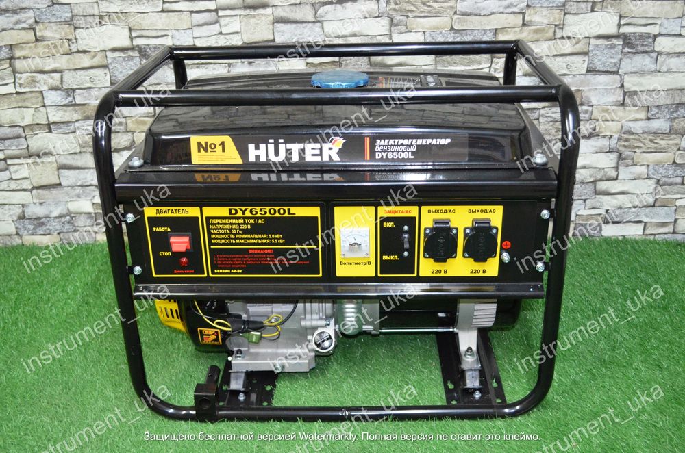 Бензиновый генератор Huter DY6500L