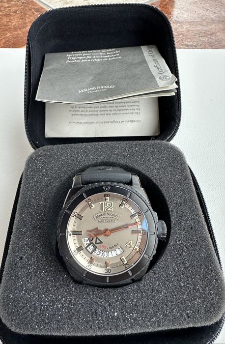 ARMAND NICOLET Automatic HOB 300 mt Swiss Made - с паспорт