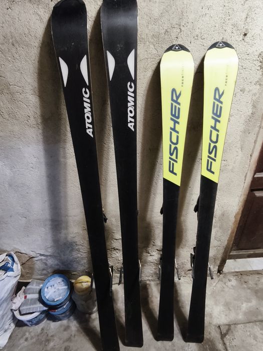 Ски Fischer и Atomic и ски обувки