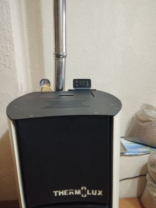 Продавам Пелетна камина с водна риза 18кw.