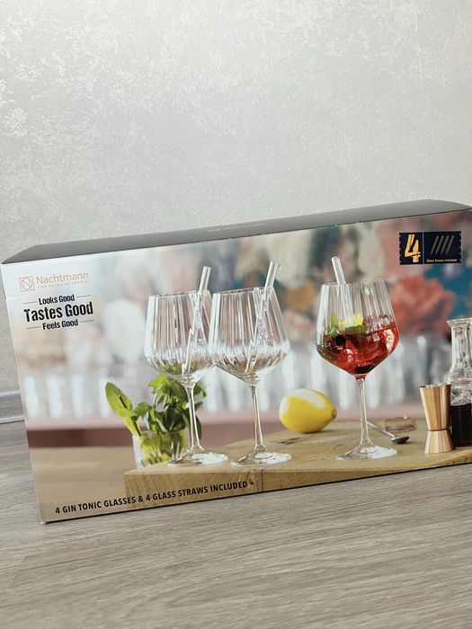 Стаканы для вина, коктейлей