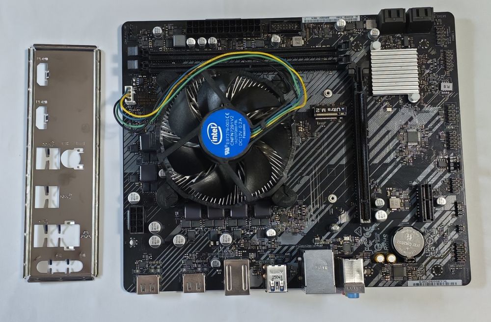 Kit placa de baza ASRock H510M-H2 + procesor intel Core i3 10th gen i3-10100F + 16 GB RAM DDR4 + cooler