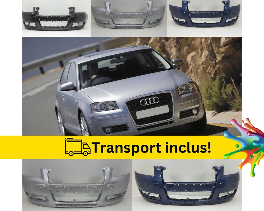 Bara fata Audi A3 8P 2005-2008 Negru Gri Albastru Alb Rosu Maro Galben