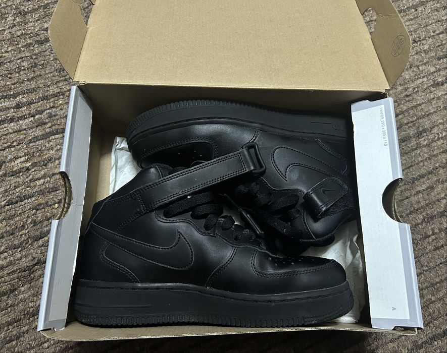 AIR FORCE 1 MID '07 - Sneakers high - black