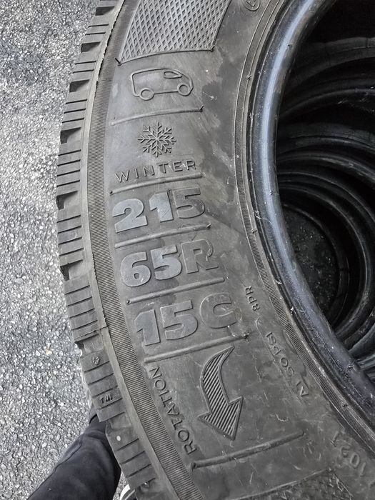 4x 215/65/15C M+S KLEBER 2019 Stare excelentă