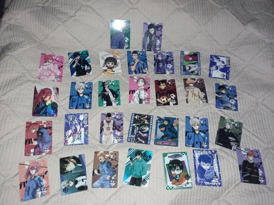 Продам карточки Blue lock Синиия тюрма