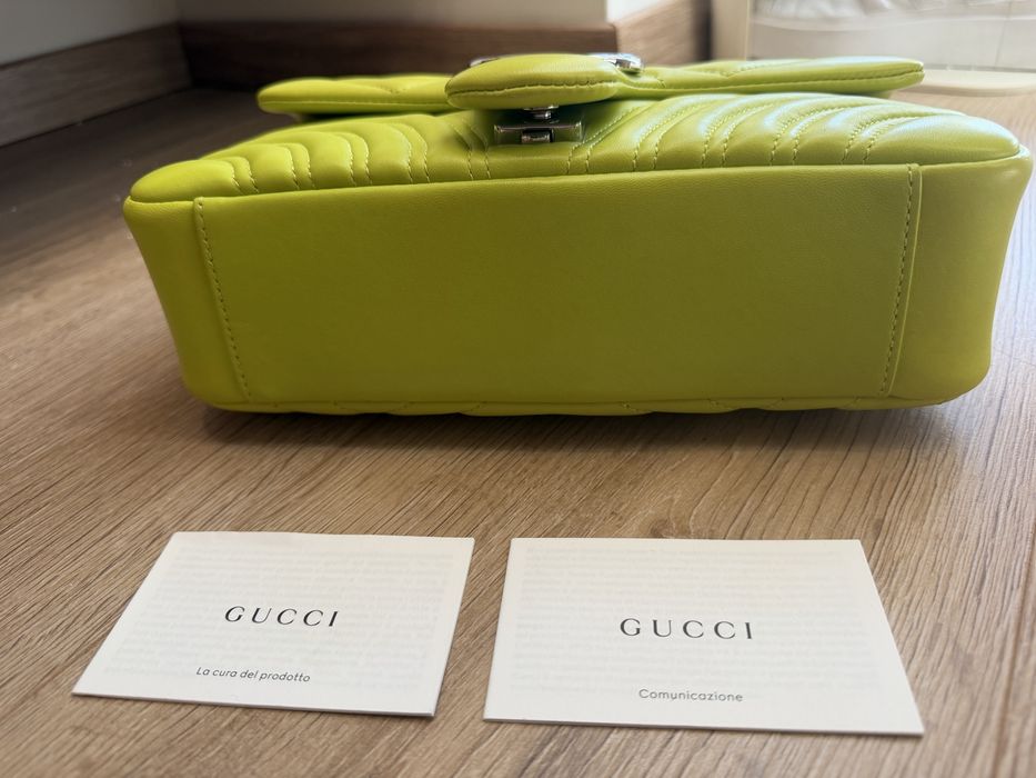 Gucci GG Marmont Matelassé Top Handle Shoulder Bag дамска чанта