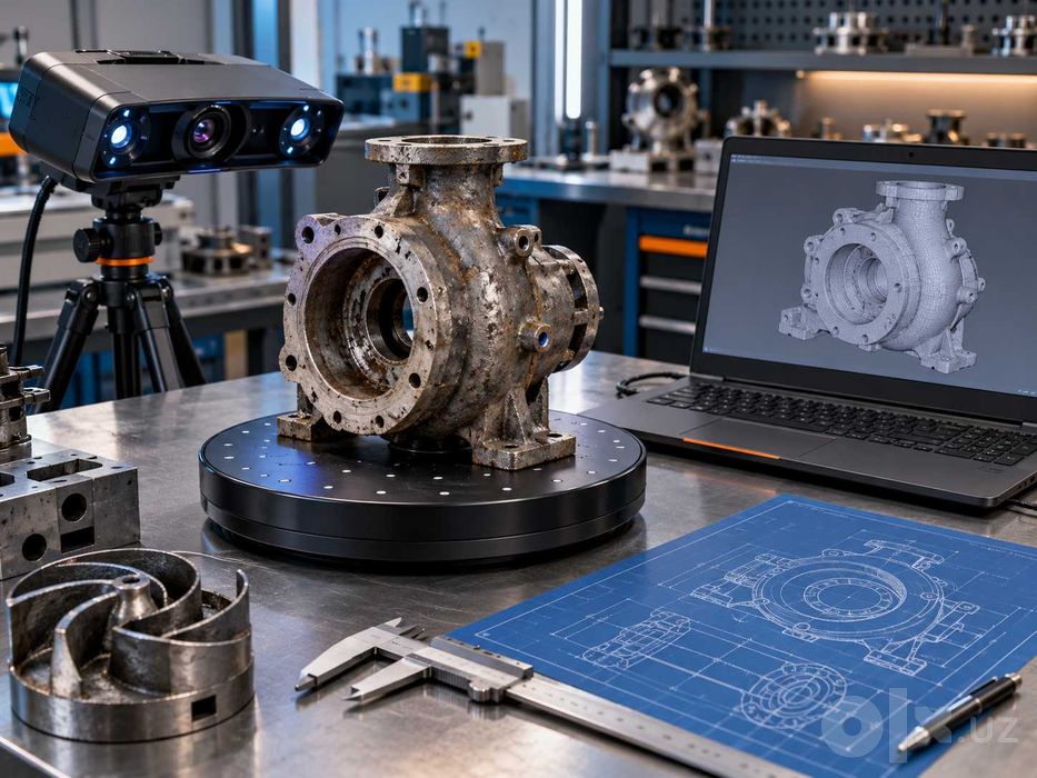 Инженерное 3D model Solidworks, чертежи и подготовка к производству