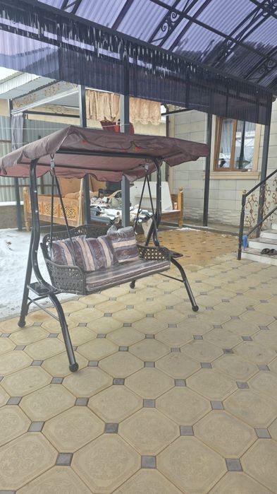 Качеля кокон из ротанга